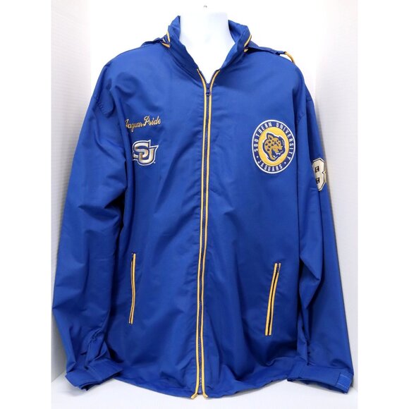Southern University Jaguars Embroidered Jacket w/ Hood Sz 2XL Big Boy Gear - Picture 1 of 12